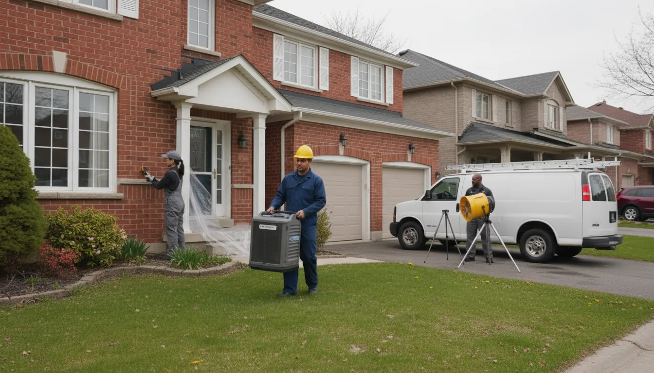 Water Damage in King Township, Scoped for Large Estate Properties